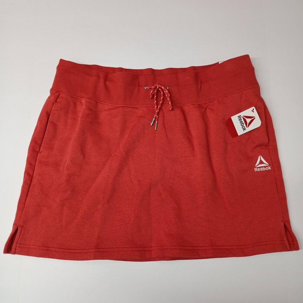 New‎ Womens Reebok Slim Fit Fleece Skirt Size 3XL Baked Apple